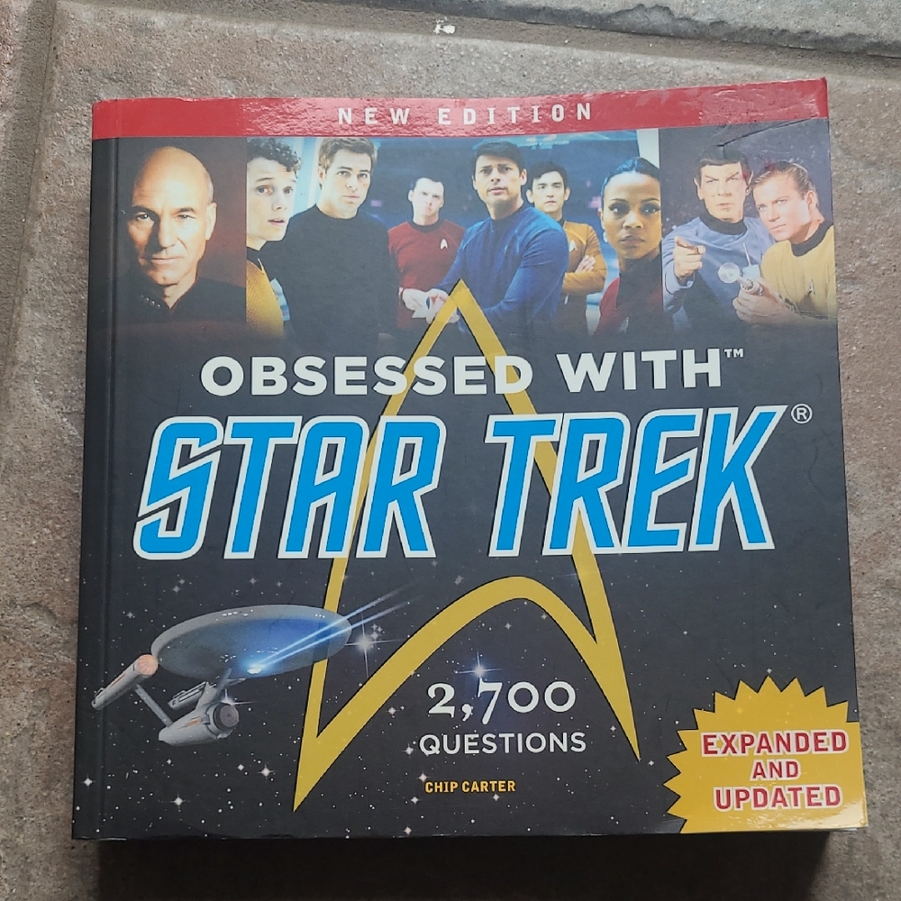 New Edition Obsessed with Star Trek Trivia Book 2700 Questions